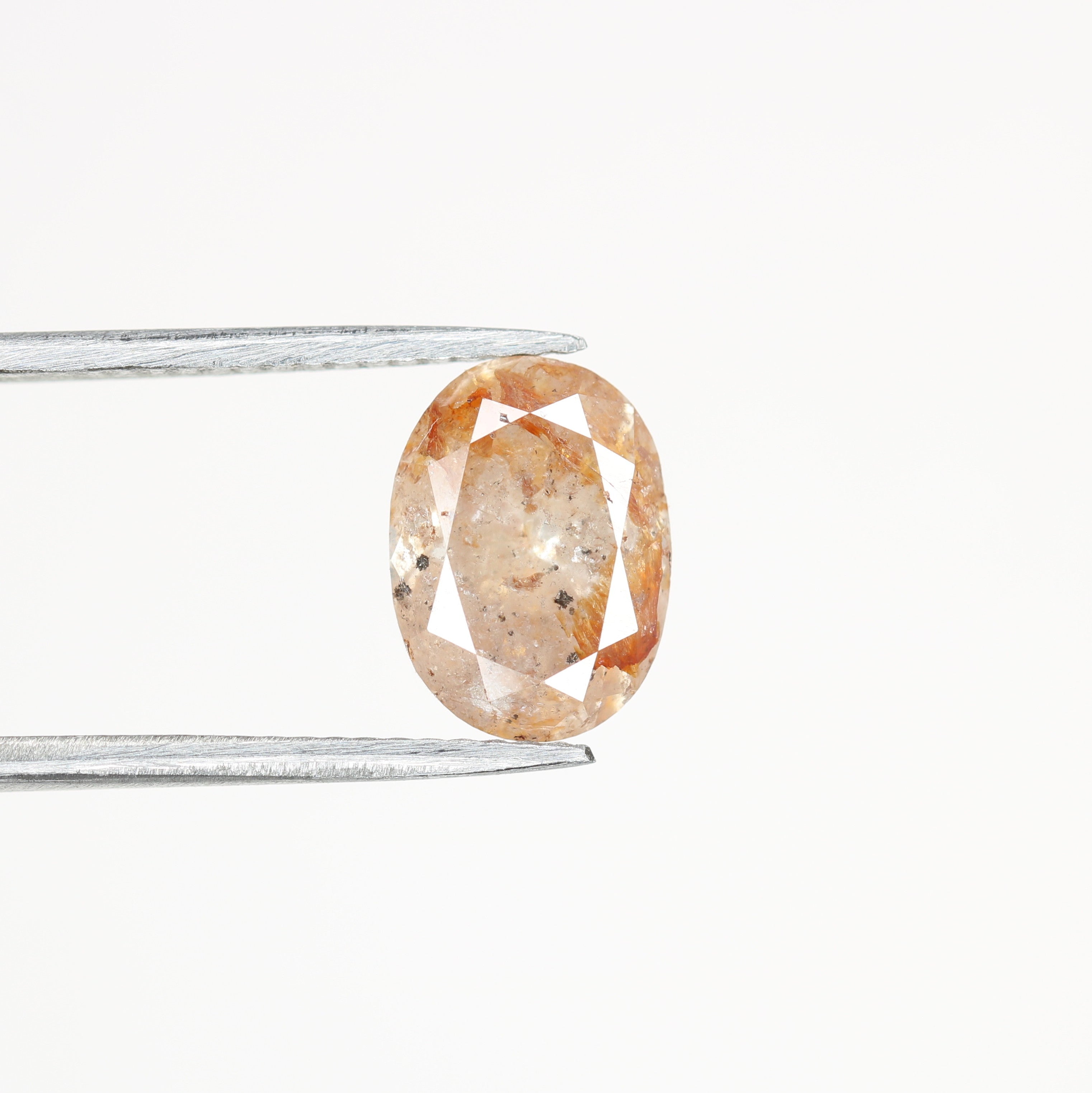 Peach colored diamonds sale