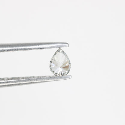 0.16 CT Pear Cut Salt and Pepper Loose Diamond - Ideal for Engagement Rings & Custom Jewelry - JayKrishna Diamond