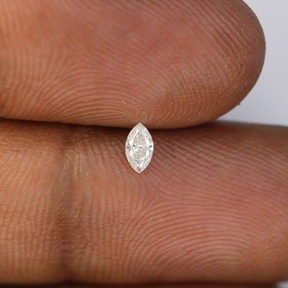 0.17 CT White Marquise Shape Loose Diamond Salt and Pepper For Engagement Ring Necklaces, Beads, Engagement Rings, Diamonds, Promise Rings, Earrings, and Bracelets