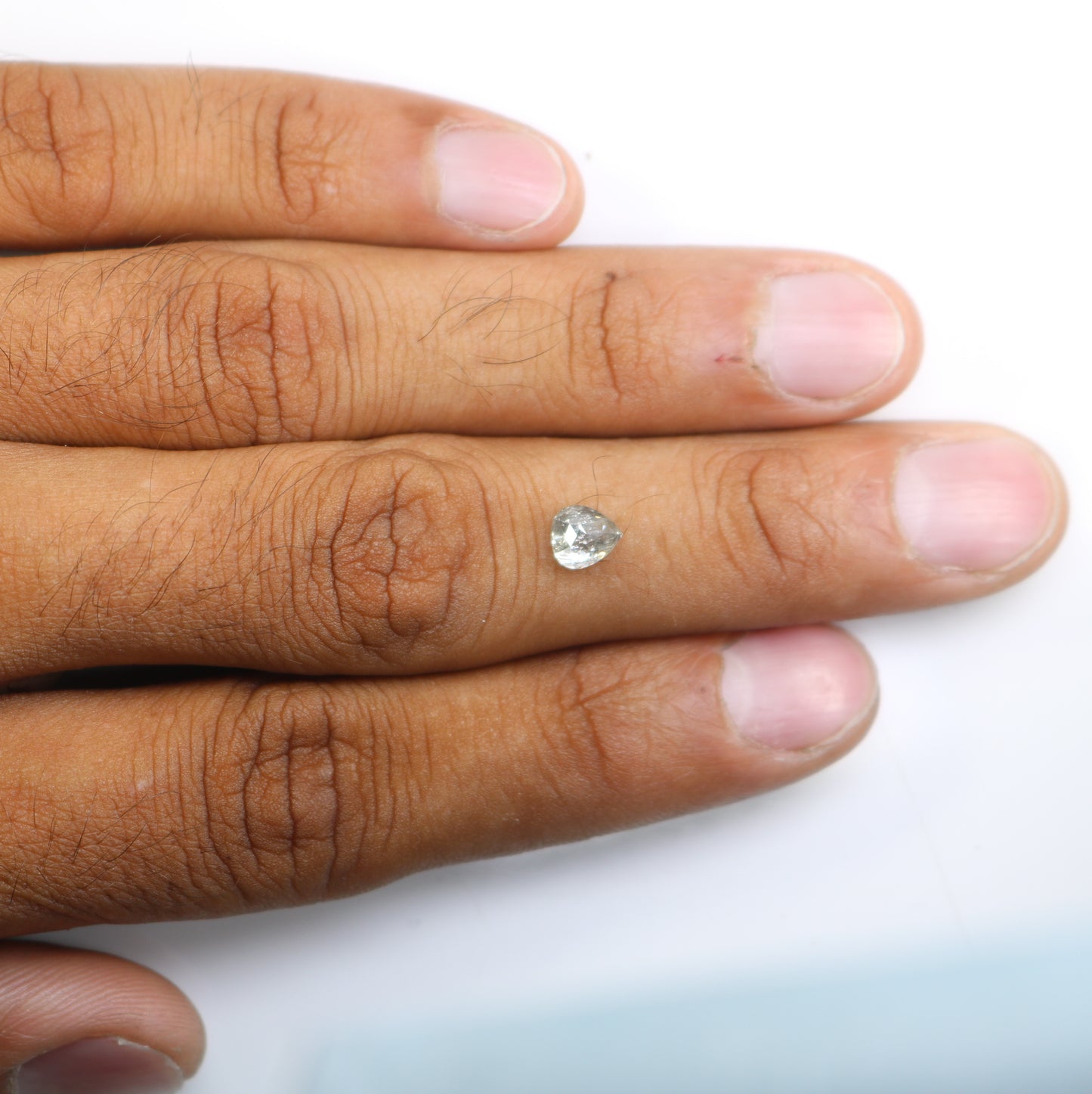 1.14 Carat Geometric Shape Natural Loose Salt And Pepper Diamond Ring